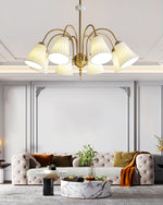 Medieval Ceramic Trumpet Chandelier