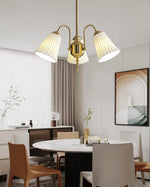 Medieval Ceramic Trumpet Chandelier