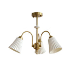 Medieval Ceramic Trumpet Chandelier