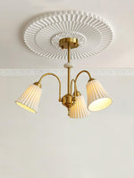 Medieval Ceramic Trumpet Chandelier