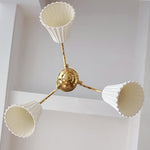 Medieval Ceramic Trumpet Chandelier