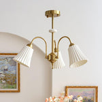 Medieval Ceramic Trumpet Chandelier