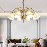 Medieval Ceramic Trumpet Chandelier