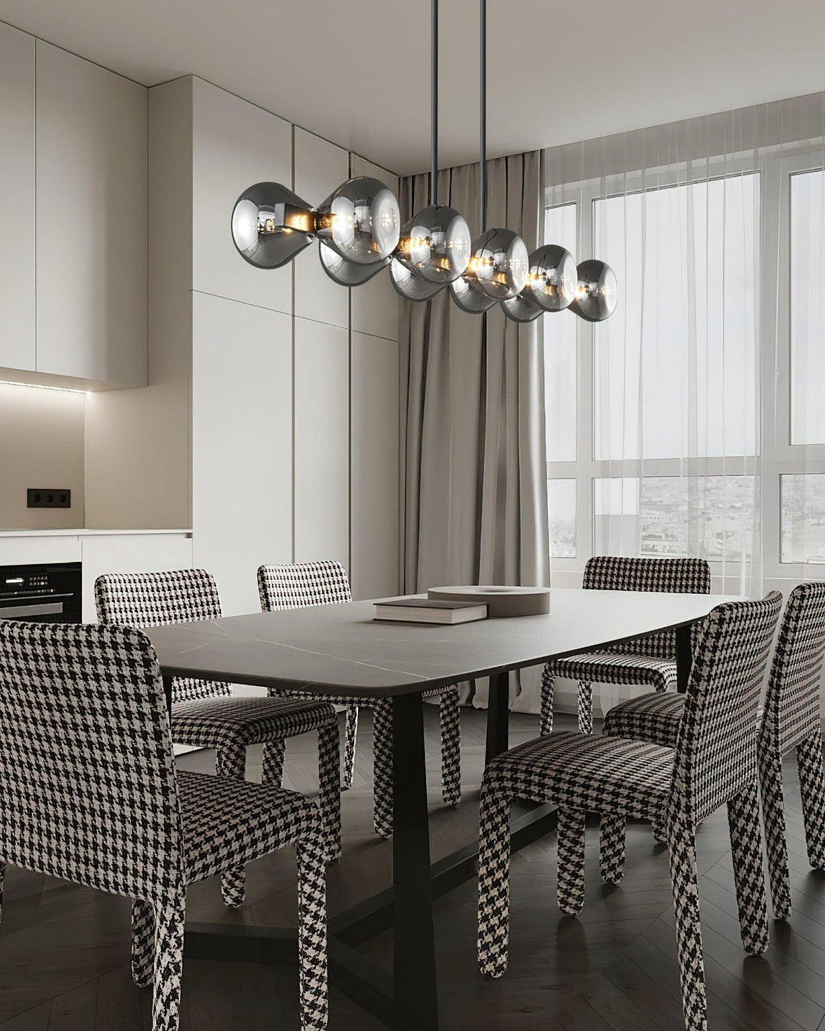 Mercury Line Chandelier