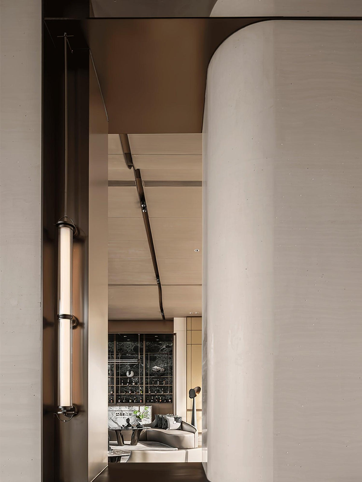 Meridian Vertical Wall Sconce 3.9"