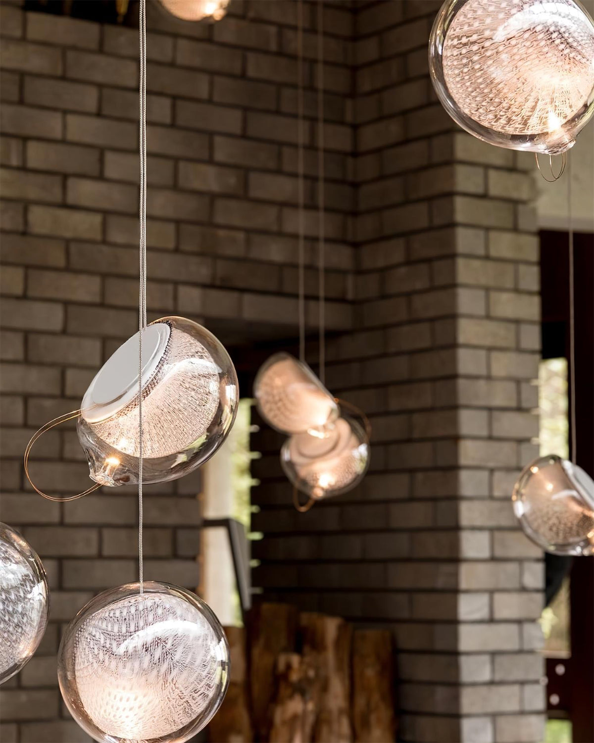 Mesh Glass Pendant Light