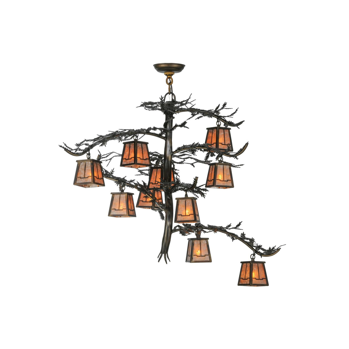 Meyda Lighting 39 Inch 10 Light Chandelier Cp248812