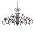 Meyda Lighting Sienna 72 Inch 18 Light Chandelier Cp744327