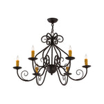 Meyda Lighting 36 Inch 6 Light Chandelier Cp249793