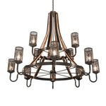 Meyda Lighting Barrel Stave 65 Inch 3 Light Chandelier Cp744482