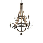 Meyda Lighting Barrel Stave 56 Inch 6 Light Chandelier Cp744545