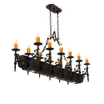 Meyda Lighting Tudor 60 Inch 6 Light Chandelier Cp745719