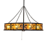 Meyda Lighting Oak Leaf 56 Inch 10 Light Chandelier Cp779845