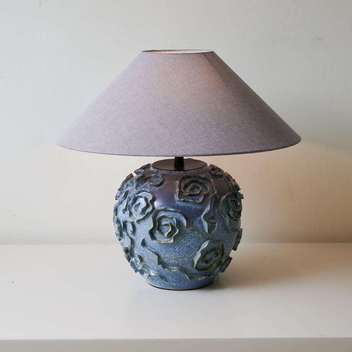 Midnight Rose Table Lamp