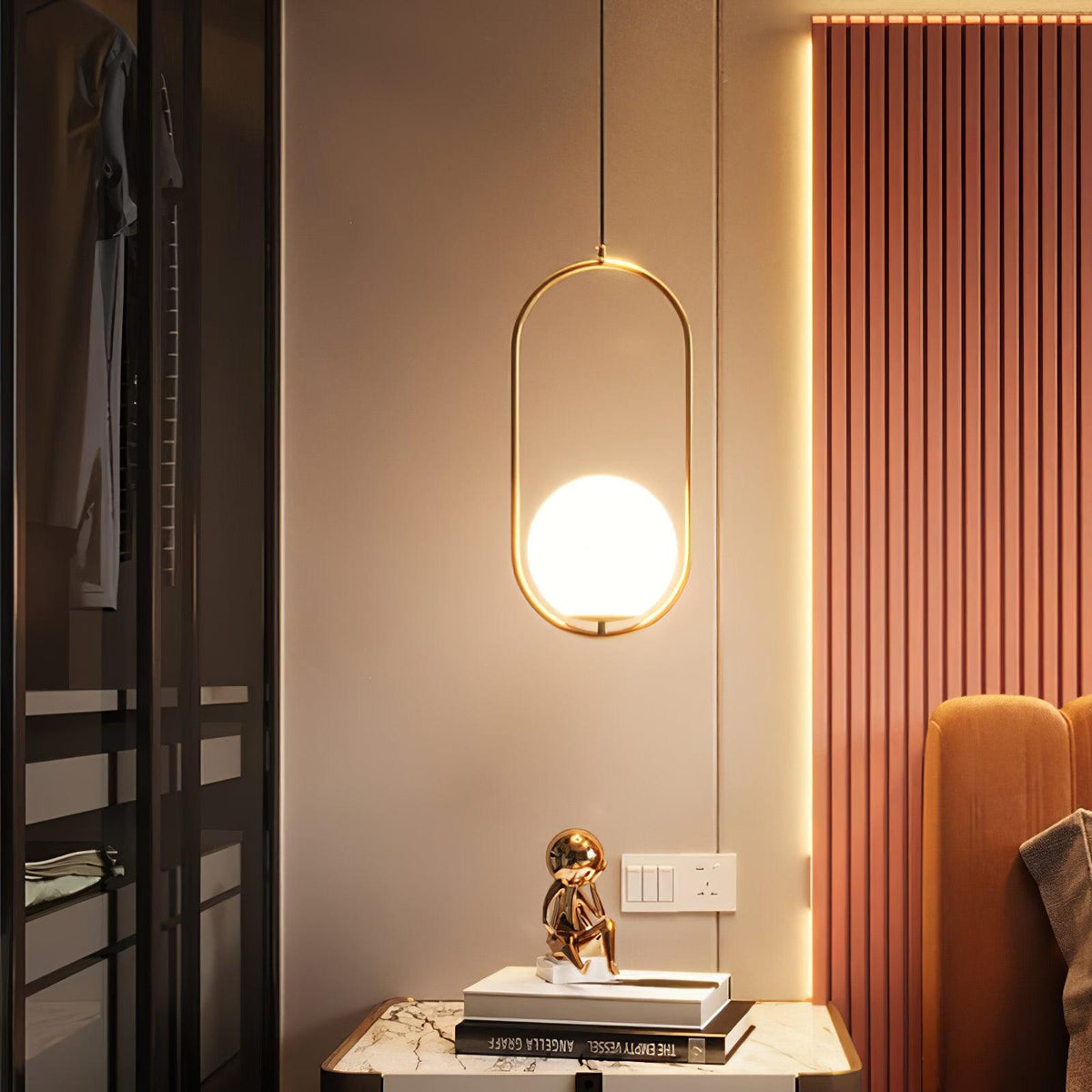 Mila Brass Pendant Lamp
