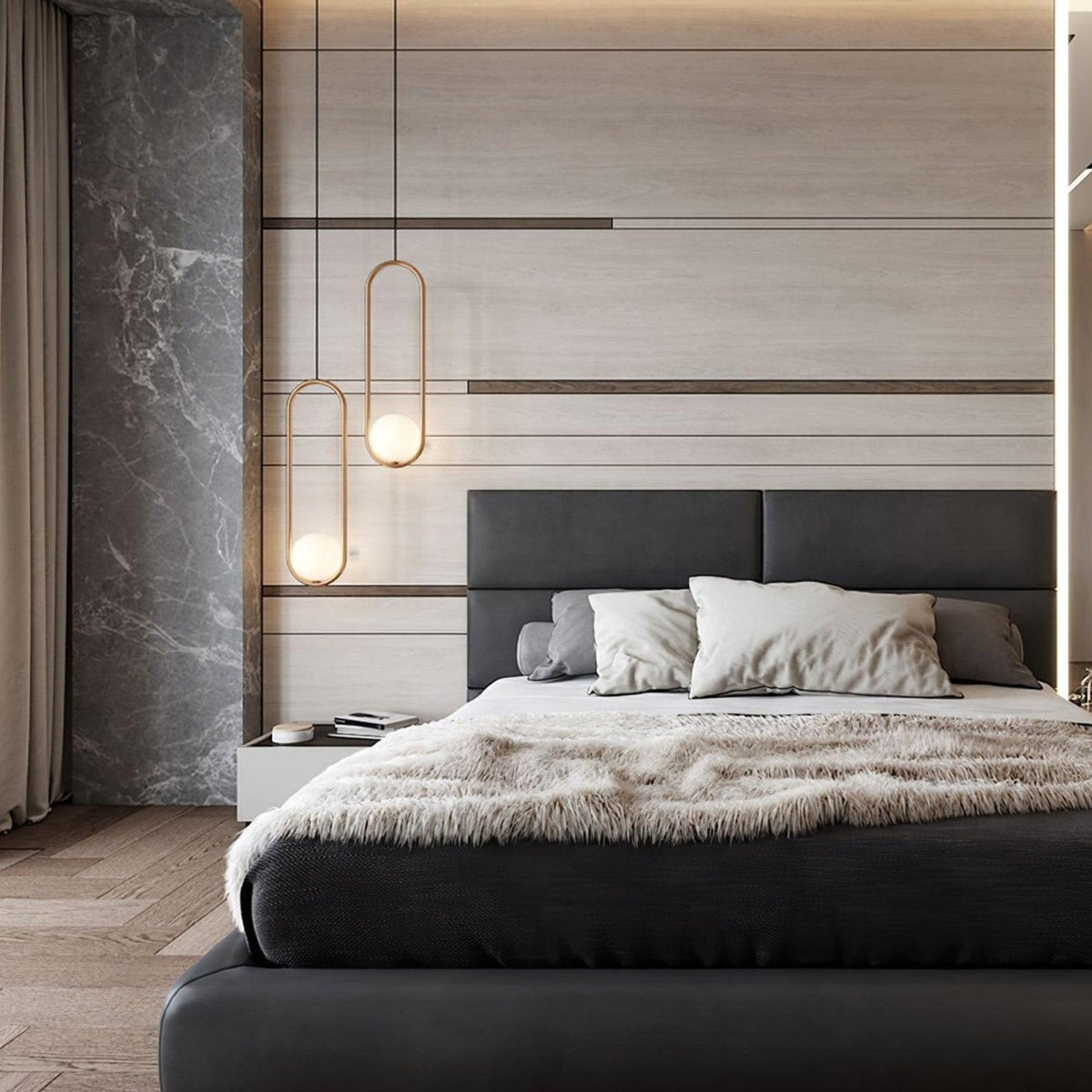 Mila Brass Pendant Lamp