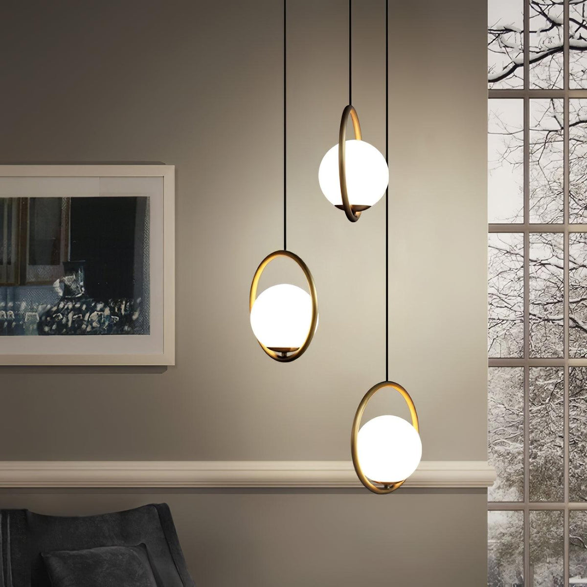 Mila Brass Pendant Lamp