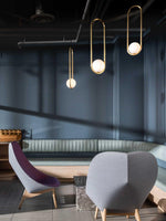 Mila Brass Pendant Lamp