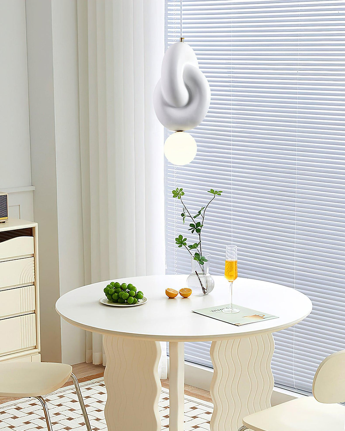 Milk White Blend Pendant Light