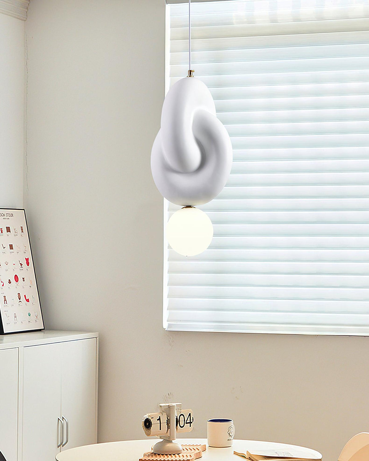 Milk White Blend Pendant Light