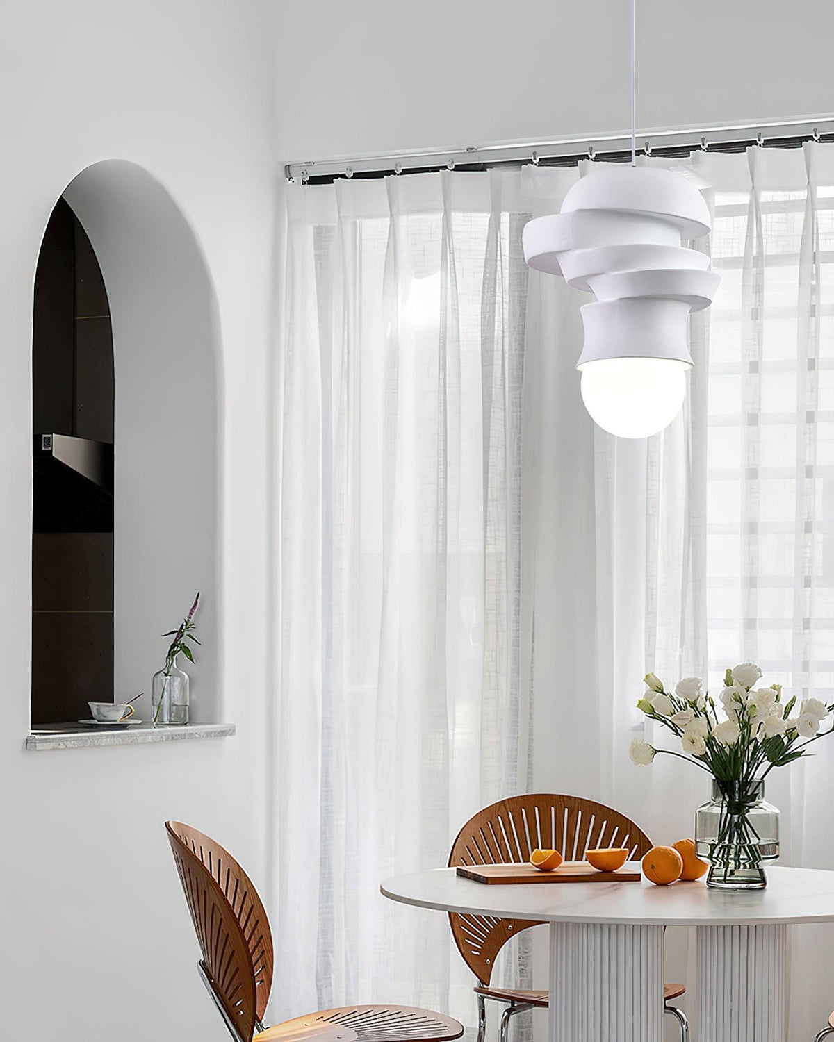 Milk White Blend Pendant Light