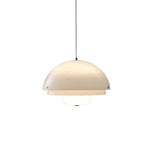 Milk White Layer Pendant Lamp 15.7″