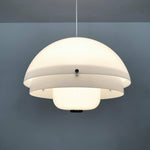 Milk White Layer Pendant Lamp 15.7″