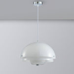 Milk White Layer Pendant Lamp 15.7″