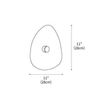 Minimal Flaky Wall Light