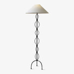 Minimalist Iron Twist Floor Lamp