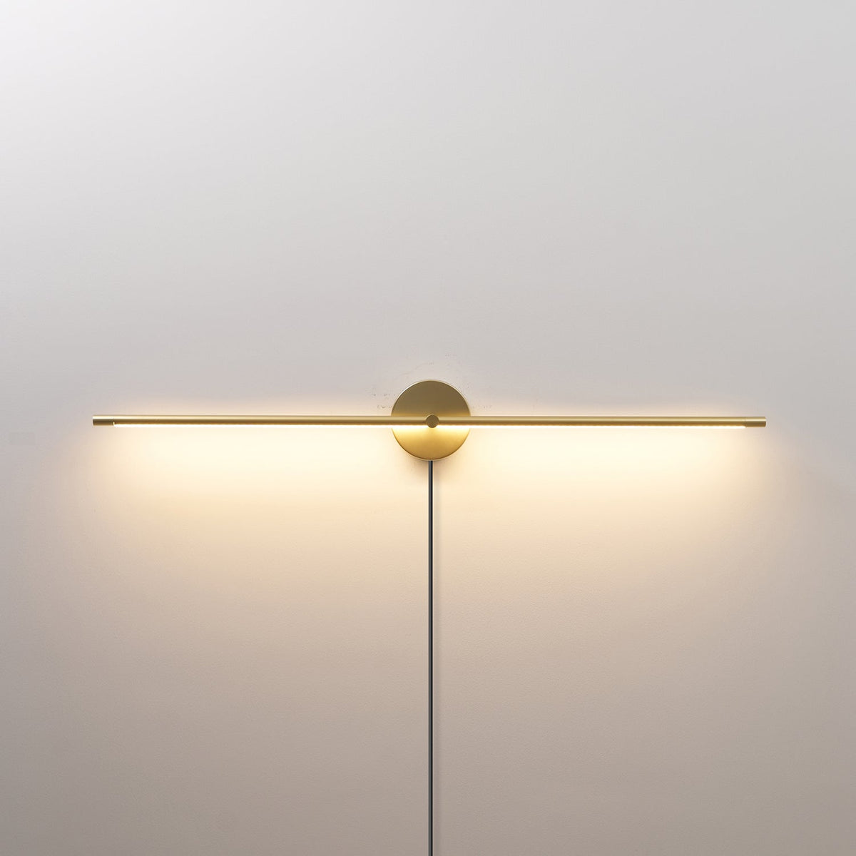 Minimalist Linear LED Plug-in Wall Lamp