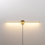 Minimalist Linear LED Plug-in Wall Lamp