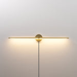 Minimalist Linear LED Plug-in Wall Lamp