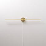 Minimalist Linear LED Plug-in Wall Lamp