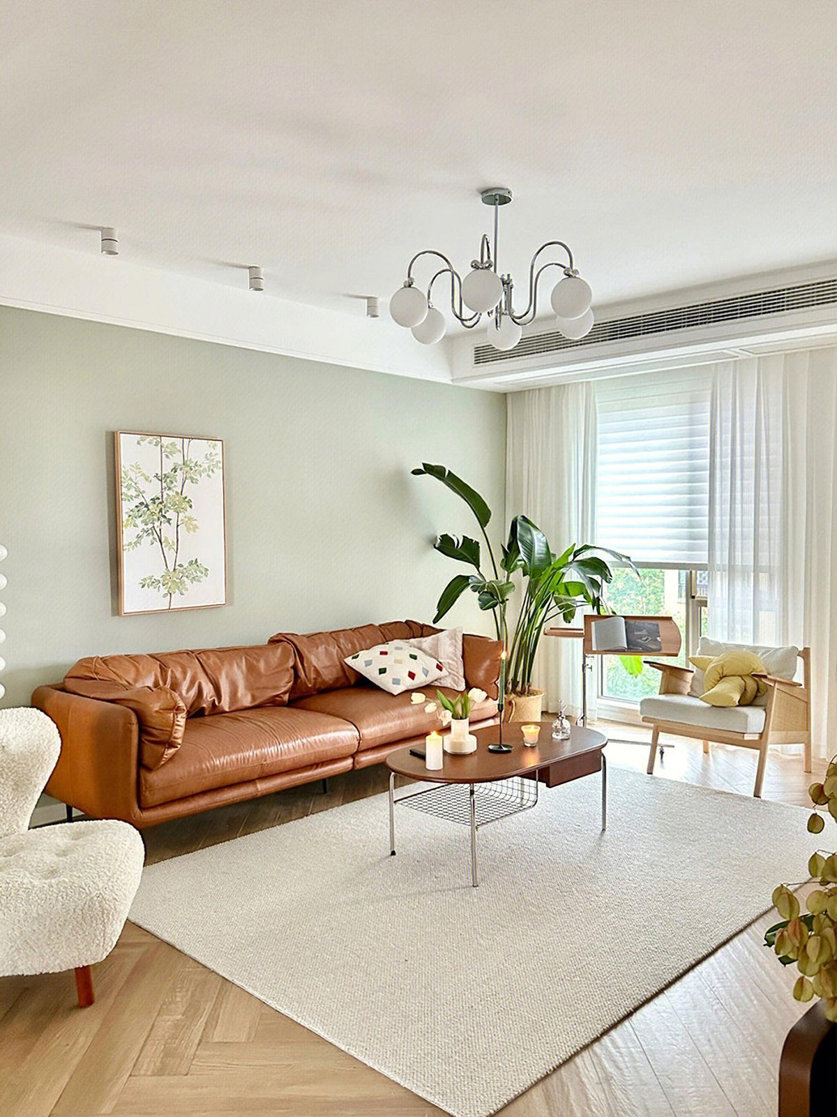 Mitzi Estee Polished Chrome Chandelier