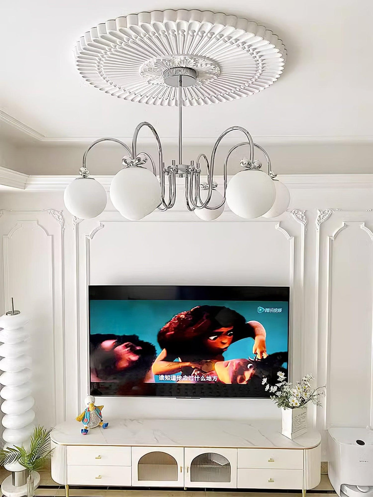 Mitzi Estee Polished Chrome Chandelier