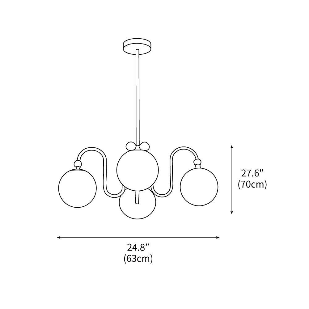 Mitzi Estee Polished Chrome Chandelier