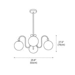 Mitzi Estee Polished Chrome Chandelier