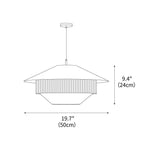 Mixed Woven Pendant Light