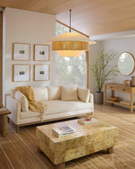 Mixed Woven Pendant Light