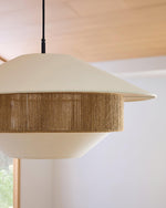 Mixed Woven Pendant Light
