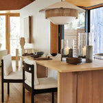 Mixed Woven Pendant Light