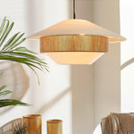 Mixed Woven Pendant Light