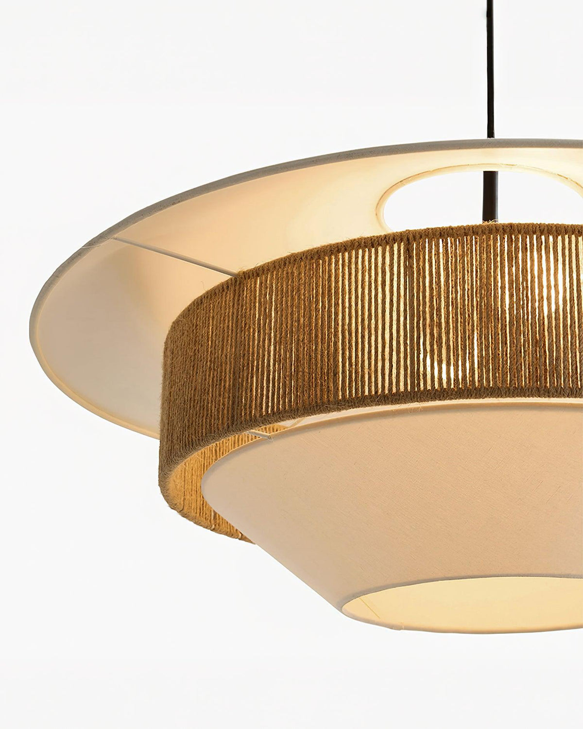 Mixed Woven Pendant Light