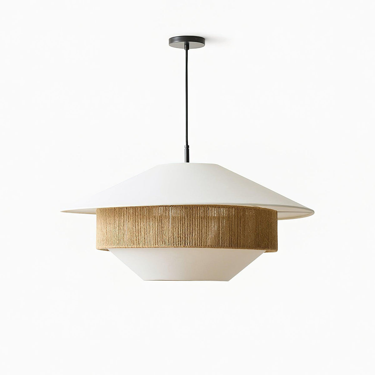 Mixed Woven Pendant Light