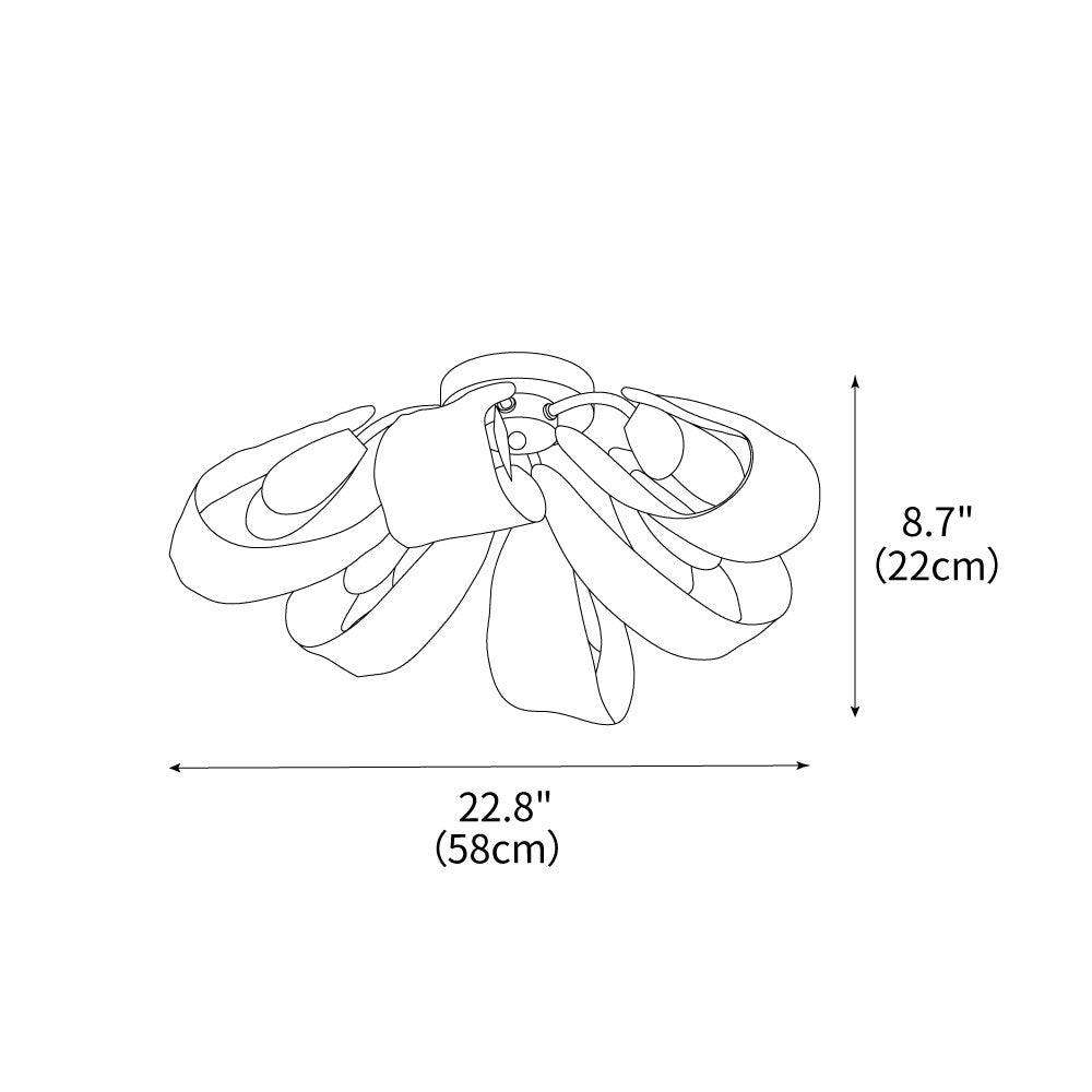 Mocenigo Azure Ceiling Light