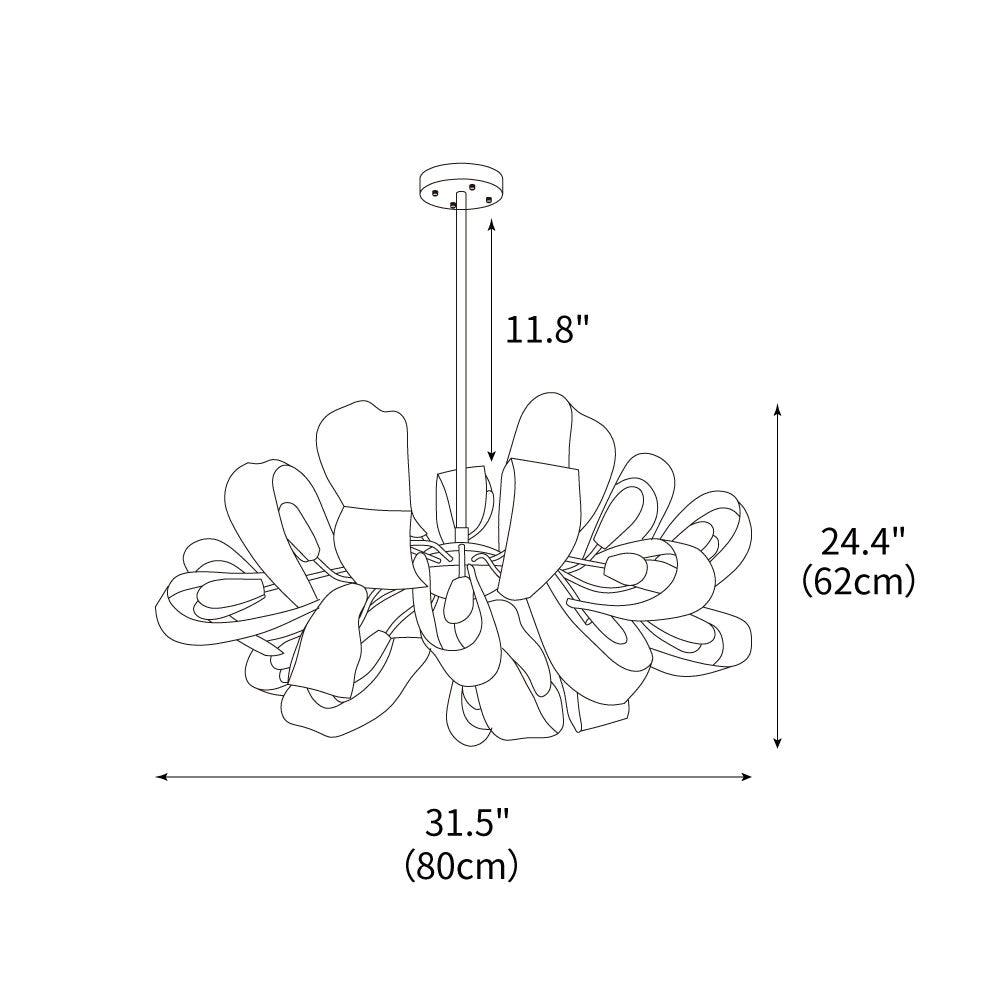 Mocenigo Azure Chandelier