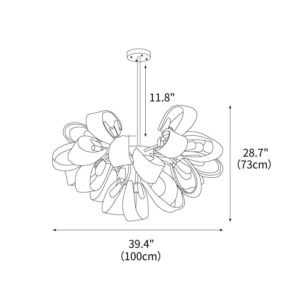 Mocenigo Azure Chandelier