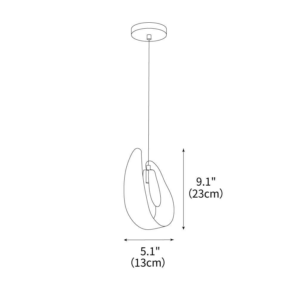 Mocenigo Azure Pendant Light 5.1"