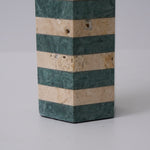 Modari Striped Stone Table Lamp